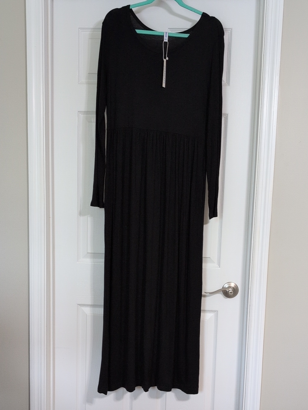 Black Long Sleeve Maxi Dress